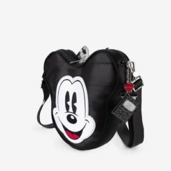 Harvey's Mickey Heart Minnie Convertible Backpack Crossbody Handbag - Picture 3 of 7
